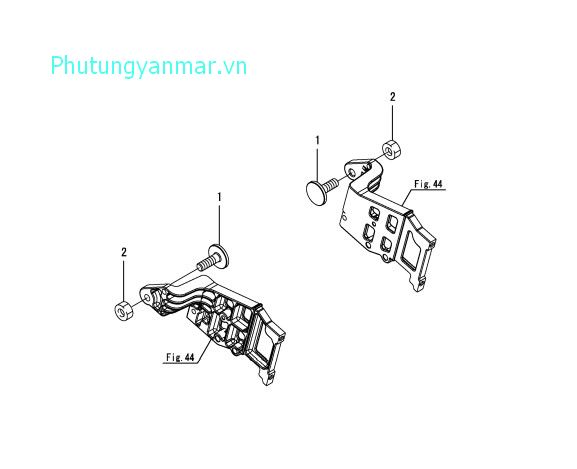 Bulông - điều chỉnh trục dẫn hướng